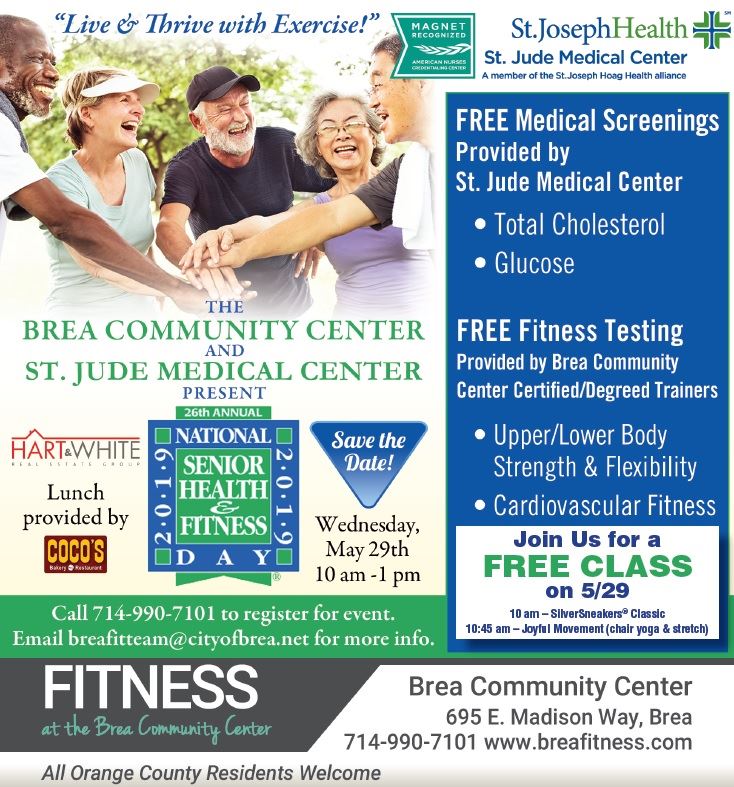 Sr Health and Fitness Day Save the Date image