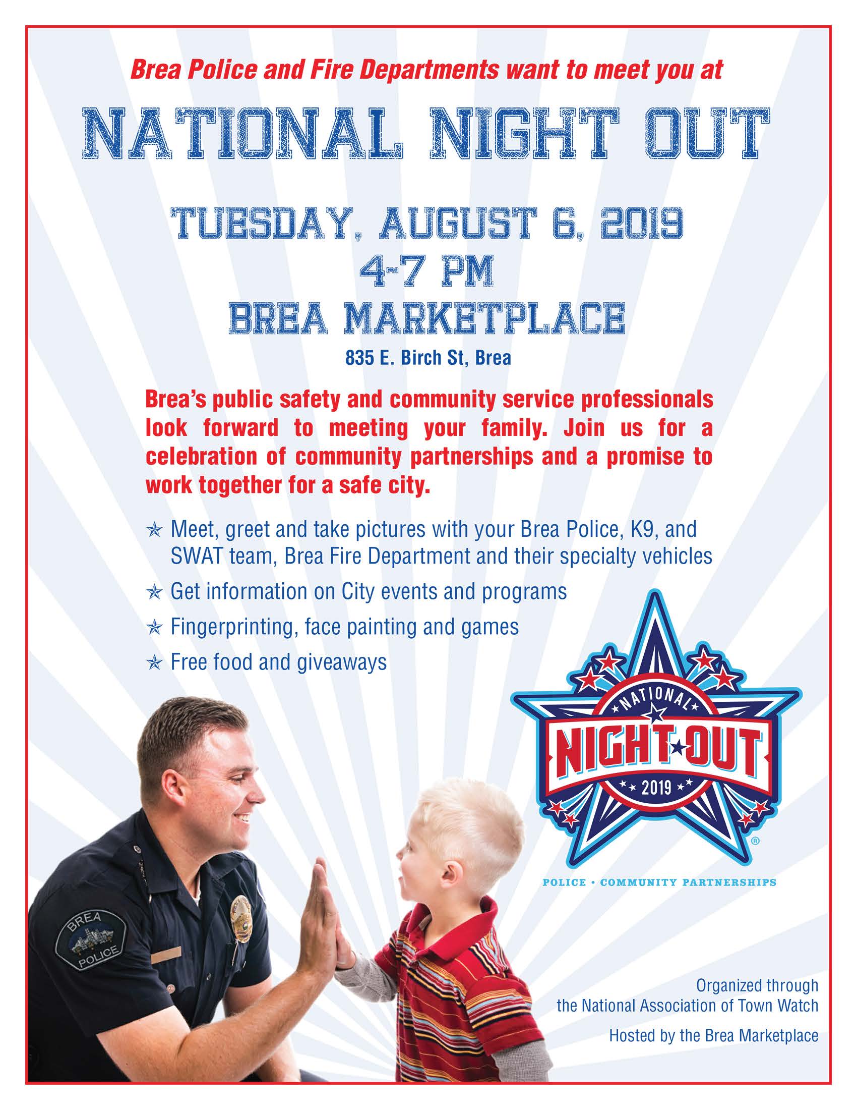 national night out 2019 flyer